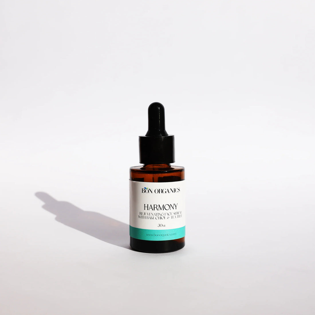 Face Serum | Harmony (With Bakuchiol & Tea Tree Essential Oil) - Acne Treating - No Parabens, Sulphates & No Artificial Colors - Bon Organic - 30ml