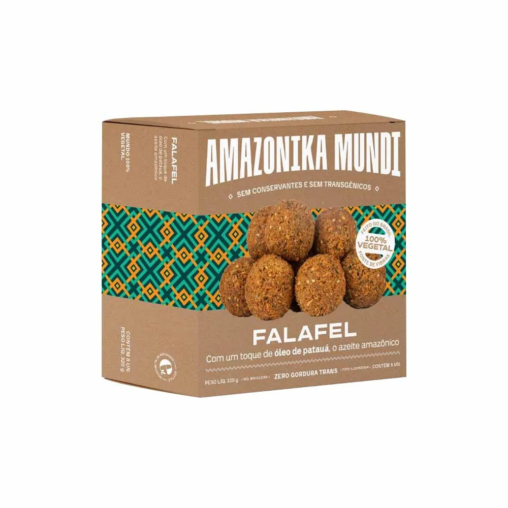 Falafel Balls- Frozen Falafel Food - Vegan- No Preservatives ,Non-GMO -Amazonika Mundi - 320gm