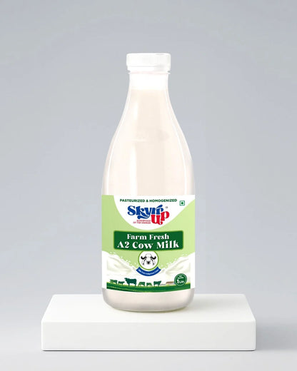 Milk | Farm Fresh A2 Cow Milk -Pasteurized &amp; Homogenized - SkyrrUp - 1000ml