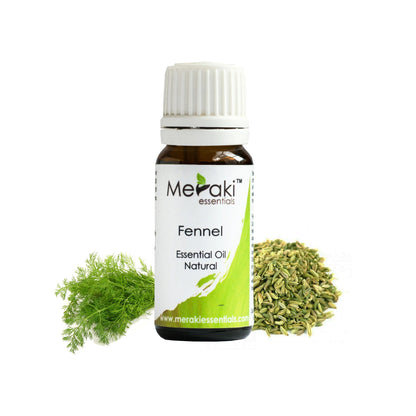 Fennel Essential Oil (Foeniculum Vulgare) - Natural - Indian - Meraki Essentials – 10ml