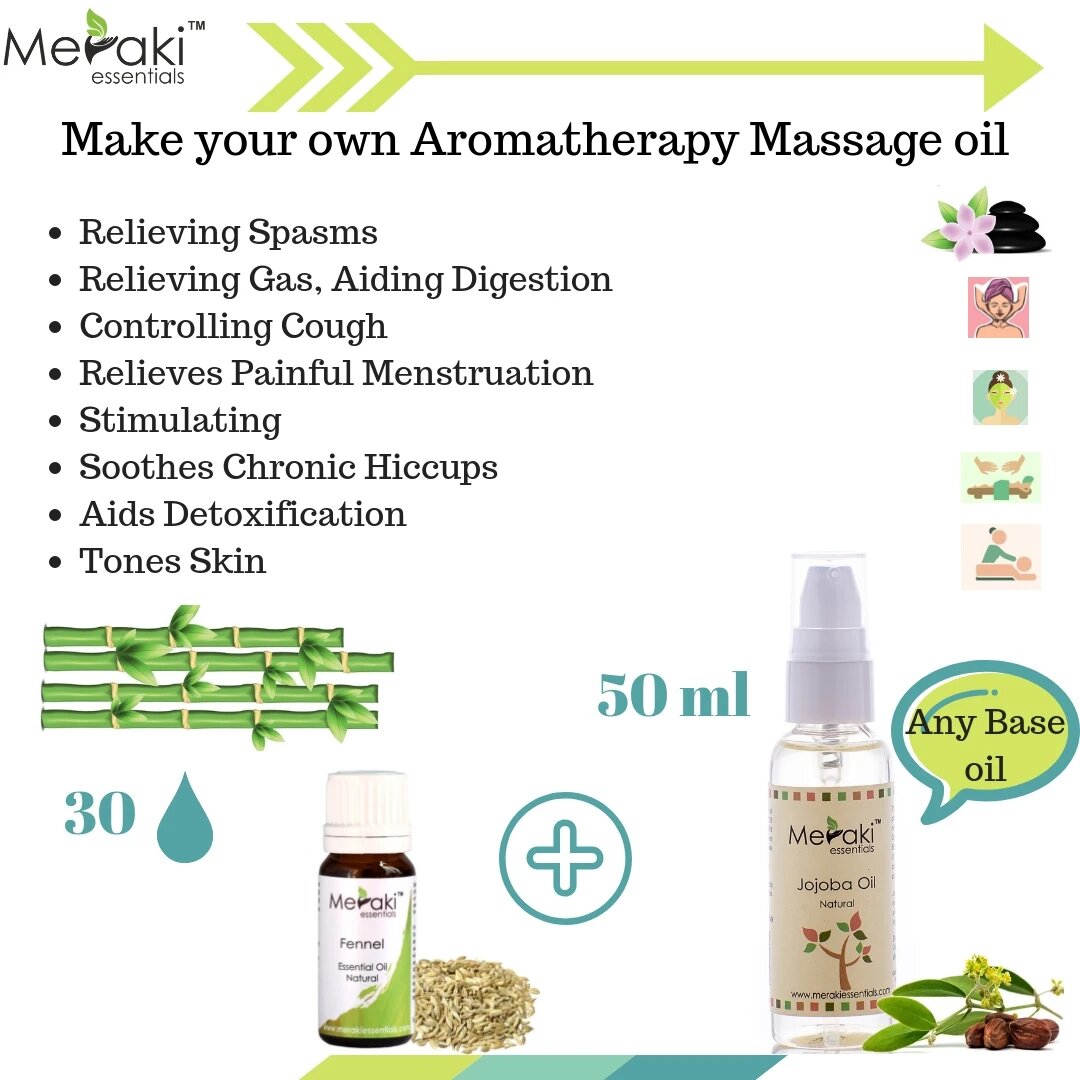 Fennel Essential Oil (Foeniculum Vulgare) - Natural - Indian - Meraki Essentials – 10ml