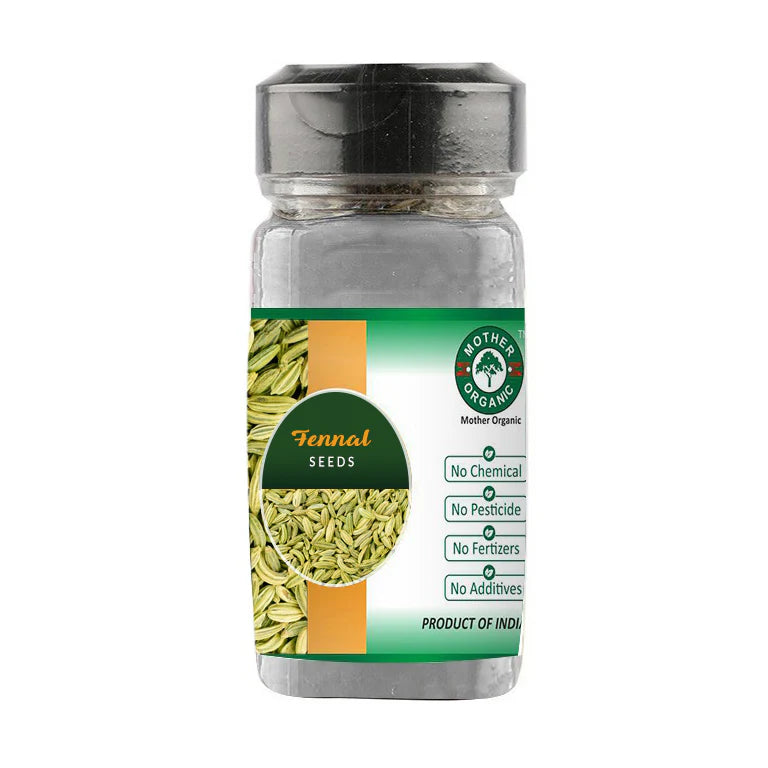 Fennel Seeds | USDA Organic - Mother Organic - 100gm