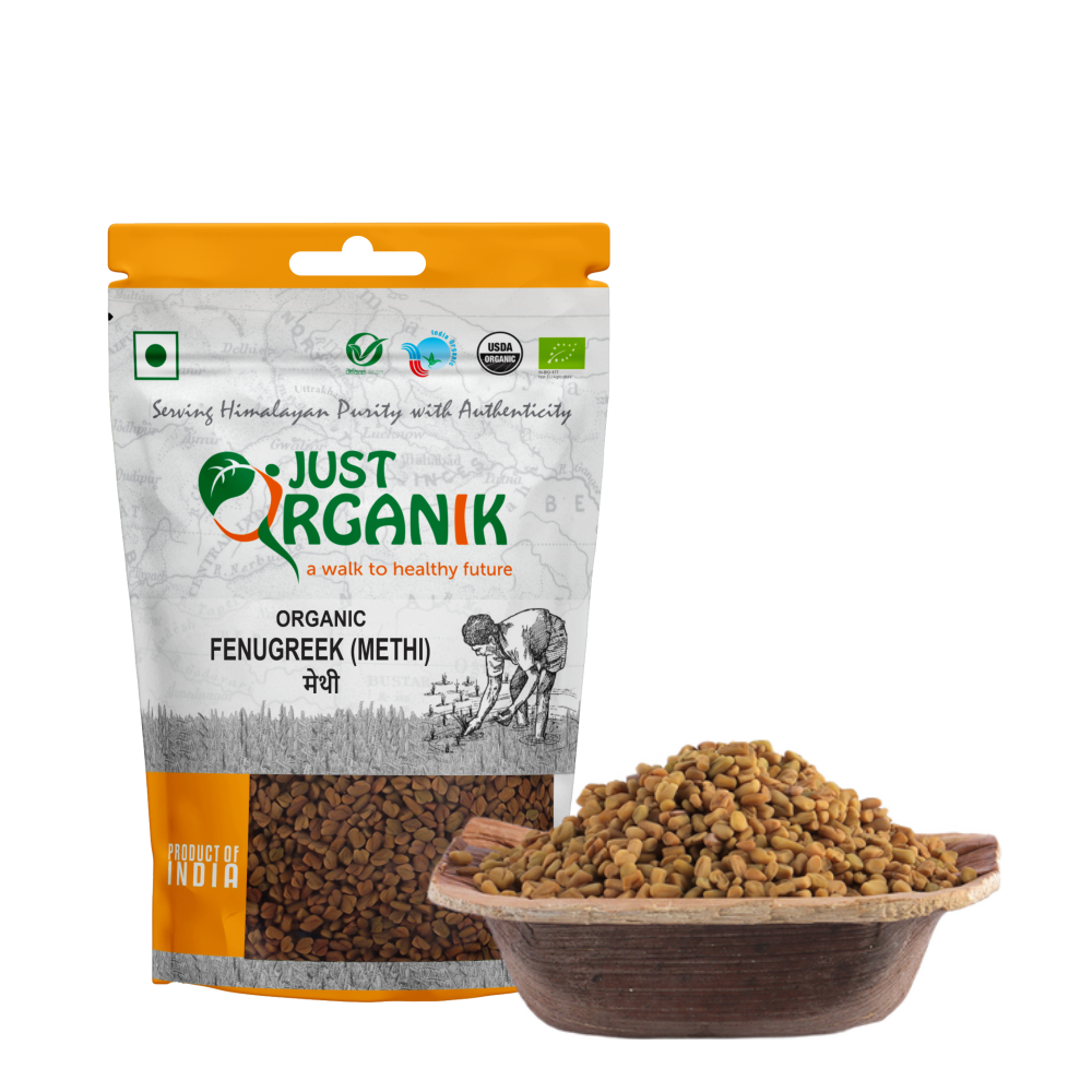 Fenugreek (Methi) | USDA Organic - Just Organik – 100gm