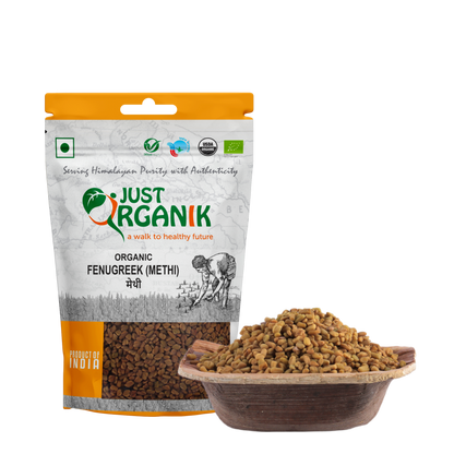 Fenugreek (Methi) | USDA Organic - Just Organik – 100gm