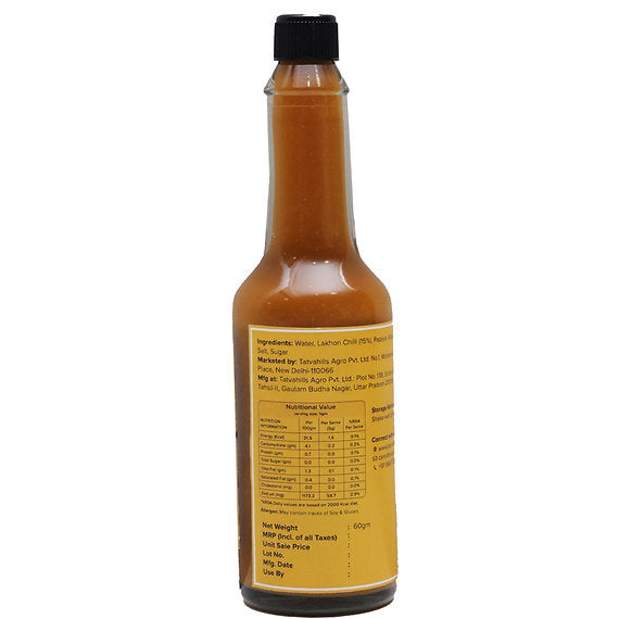 Chilli Sauce | Fermented Lakhori Chilli Sauce – No Added Preservatives &amp; Additives Free – Tatva Hills – 60gm