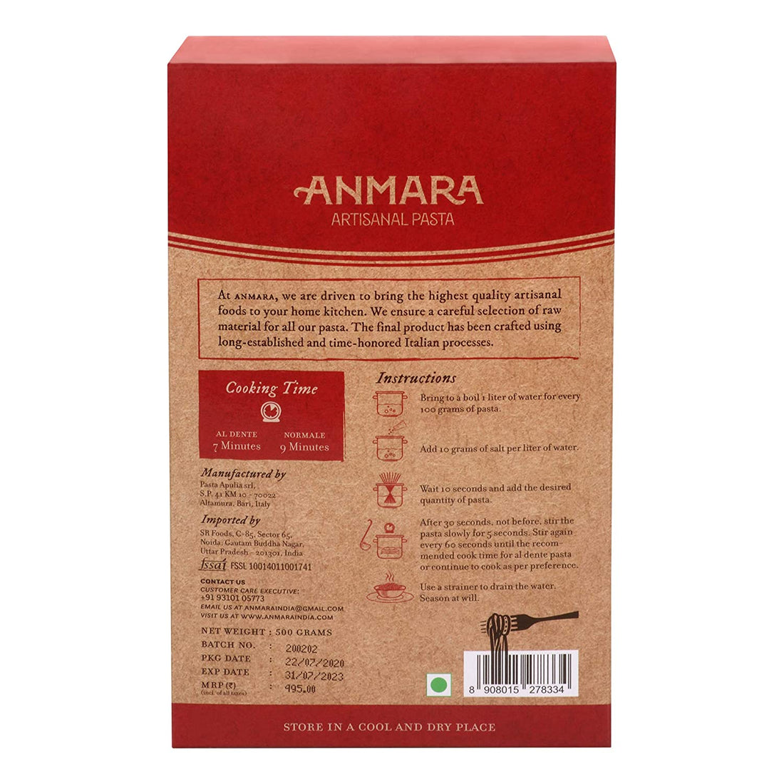 Festoni Pasta – Anmara – 500gm