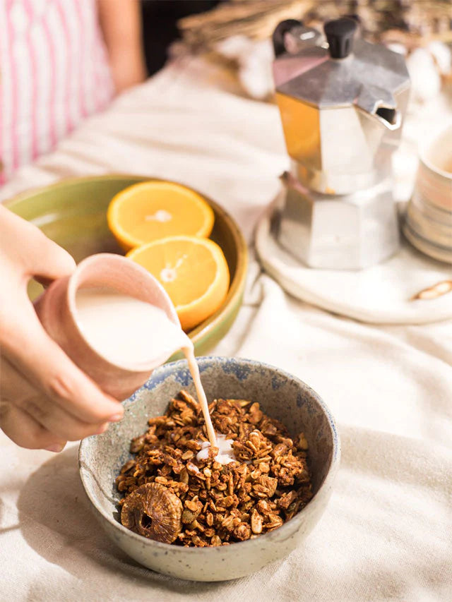 Fig &amp; Almond Granola - Gluten Free, Refined Sugar Free &amp;amp; Pcos Friendly – The Cinnamon Kitchen – 400gm