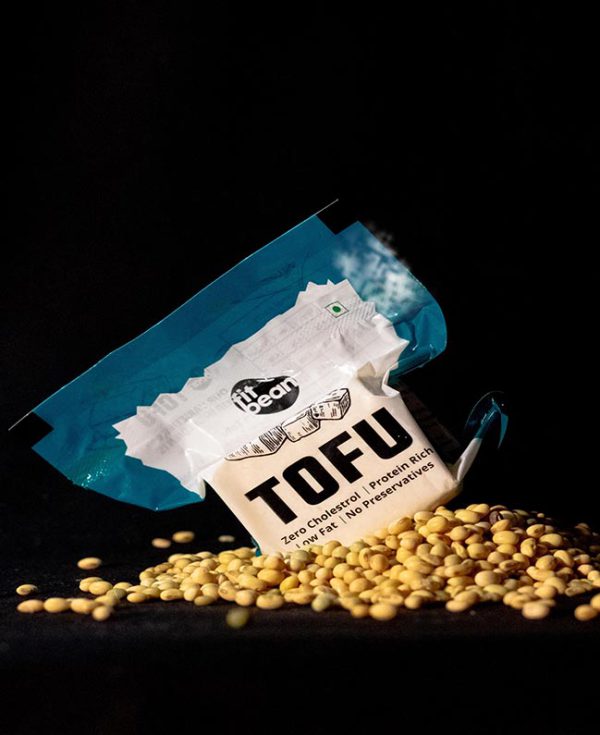 Tofu | Firm - Cholesterol Free, High In Protein, Low Fat & Preservatives Free - Fit Bean - 200gm