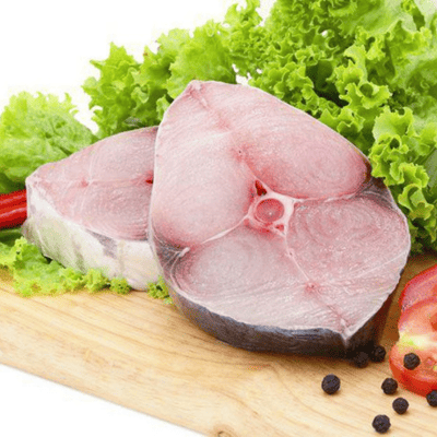Fish| Surmai Steaks (King Fish) - Tamil Nadu Coast Catch- Flat &amp; Raw Fish - Wild Caught from Tamil Nadu-  - Nature&
