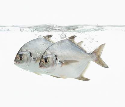 Fish| Fresh Wild Whole Pomfret Fish - Premium Sea Catch-Fresh Whole Sea Fish - Nature&