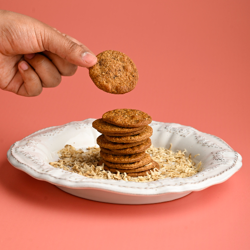 Crackers | Cacio e Pepe Crackers -Crackers Loaded with Cracked Pepper, Baked Cracker -No Preservatives– Vivanda– 125gm