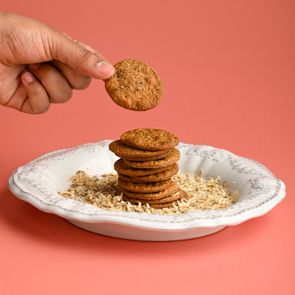 Crackers | Cacio e Pepe Crackers -Crackers Loaded with Cracked Pepper, Baked Cracker -No Preservatives– Vivanda– 125gm