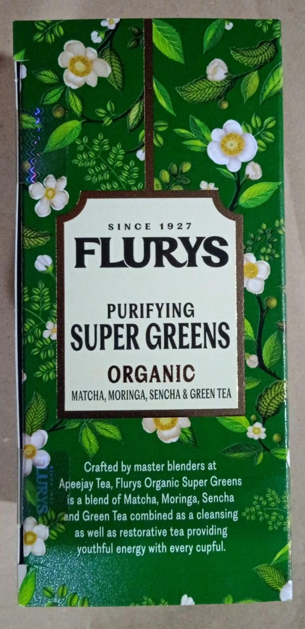 Tea | Purifying Super Green Tea - Certified Organic - Flurys - 20N