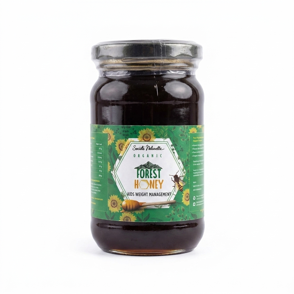 Honey | Forest Honey - AIDS Weight Management - 100% Pure Honey- No Added Preservatives -Societe Naturelle- 250gm