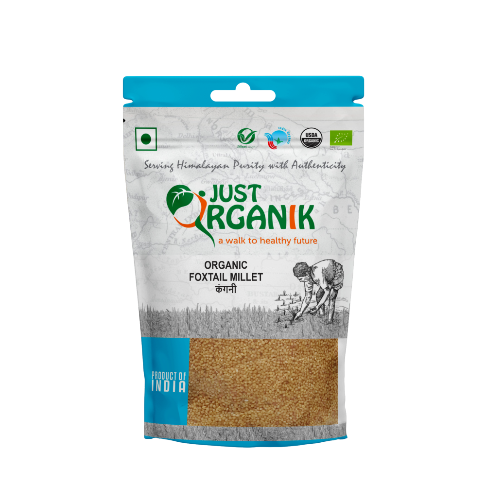 Foxtail Millet | (Kangni) - Organic - Just Organik - 500gm