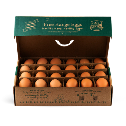 Eggs | Free Range Eggs – Farm Made – 24Pieces