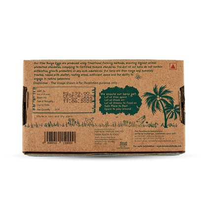 Eggs | Free Range Eggs - Farm Made - 6Pieces