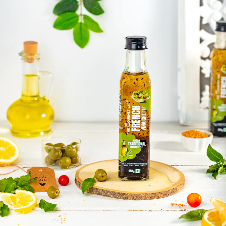 French Vinaigrette | Natural - Gluten Free, Nut Free, No Preservatives &amp;amp; No Refined Sugar - The Gourmet Jar - 250gm