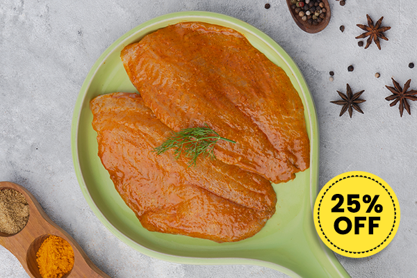 Fresh Tilapia Fillet | Amritsari - Antibiotics And Hormone Free - Nature’s Soul – 250gm