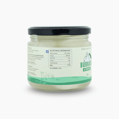 Burrata | Fresh Burrata - Made From A2 Cow Milk - Preservative Free - Highland Farms - 100gm