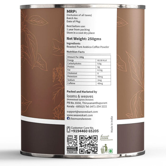 Coffee Arabica - Looms And Weaves - 250gm