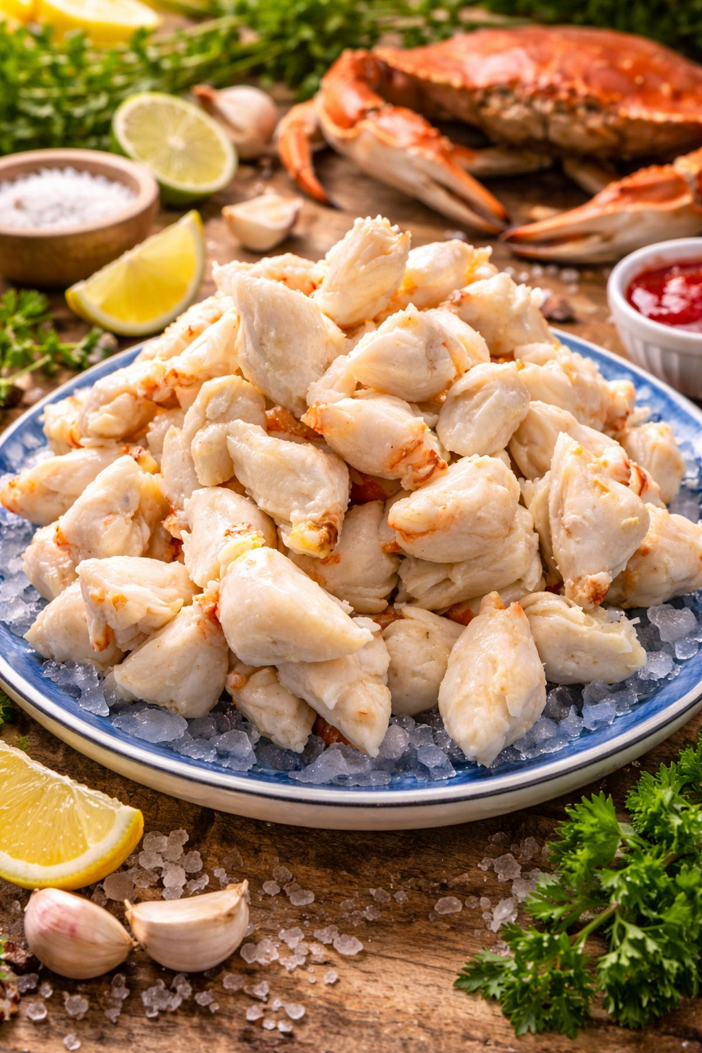 Crab Meat |Freshly Frozen Wild Caught Crab Meat-100% Natural &amp; Hand Picked - Ready-to-Cook Gourmet Seafood -Natural Immunity Boosters To Improve Health- Natural Enviroment- Artisanal Butchery- No GMO Nature&