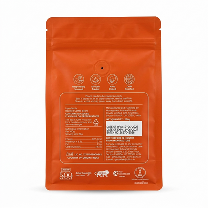 Coffee | Decaffeinated Arabica (Freshly Roasted Coffee Beans) - Mandarin Malt, Roasted Nuts - Single Origin Estate - Colombia - Bili Hu - 250gm