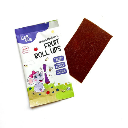 Fruit Roll Ups | (Rainbow Delight Pack) - 12+ Months - All Natural Ingredients – No Added Preservatives &amp;amp; No Refined Sugar – GUB GUB – Pack Of 4 Flavors