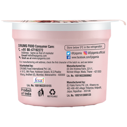 Fruit Yogurt Strawberry – Epigamia – 75gm