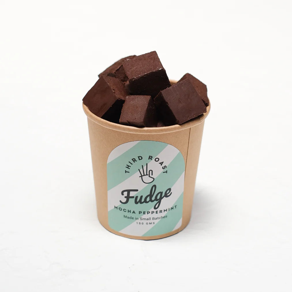 Fudge | Mocha Peppermint - Made in Small Batches - Sugar Free - Third Roast - 150gm