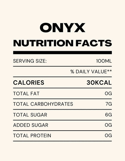 Onyx – Sugarcane, Lemon &amp;amp; Mint Juice – Cold Pressed – USDA Organic – Indian – No Added Sugar - Rus Organic – 500ml