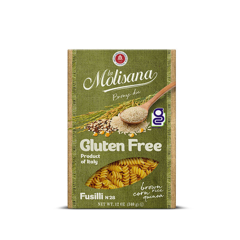 Fusilli Pasta | Brown Rice Corn Quinoa - Gluten Free - La Molisana - 400gm