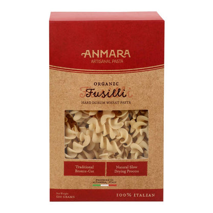 Pasta | Fusilli Pasta – Hard Drum Wheat Pasta - 100% Italian - Anmara – 500gm