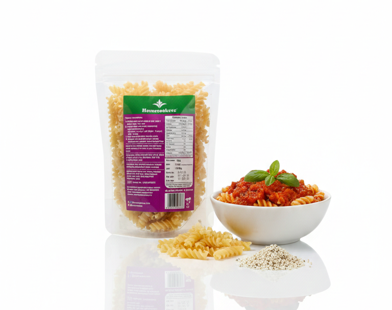 Pasta | Fusilli Barnyard Millet Pasta  – Gluten Free, Low Fat, No Added Preservative, No Sugar &amp; No Added Colour, MSG Free – Homemakerz – 250gm