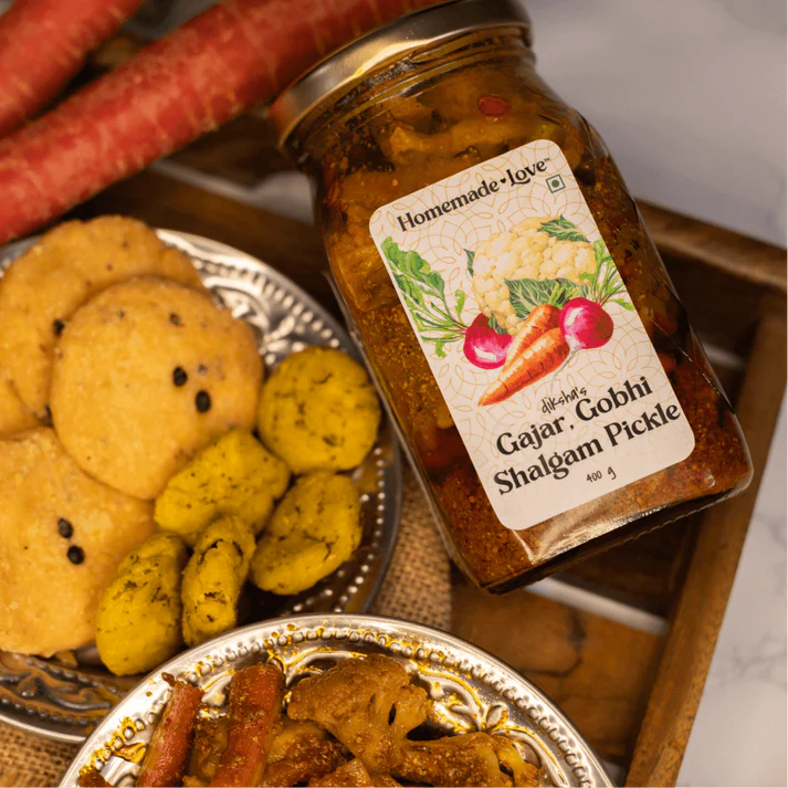 Pickle | Gajar, Gobhi Shalgam Pickle - Sweet & Sour – Sue’s Homemade – 200gm