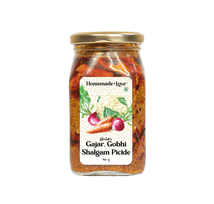 Pickle | Gajar, Gobhi Shalgam Pickle - Sweet & Sour – Sue’s Homemade – 200gm