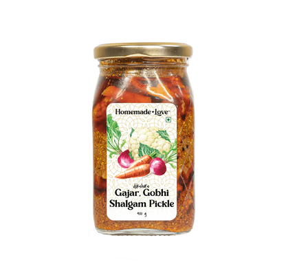 Pickle | Gajar, Gobhi Shalgam Pickle - Sweet &amp; Sour – Sue’s Homemade – 200gm