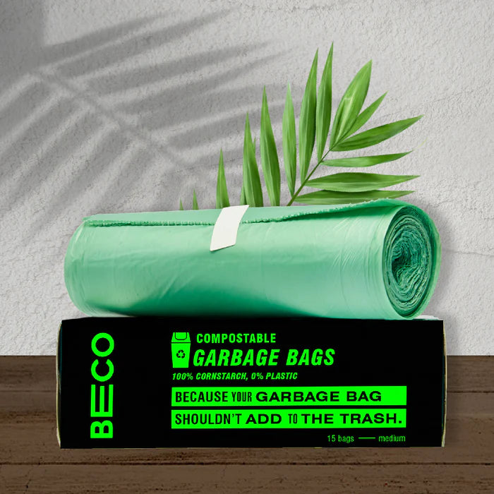 Garbage Bag | Eco Friendly &amp;amp; No Chemical - Beco - (Medium) - 30 Green Bags