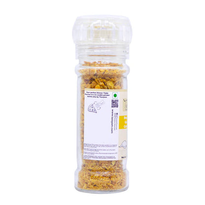 Garlic Grinder | Roasted - No Artificial Colours Or Flavours - Tassyam - 50gm Bottle