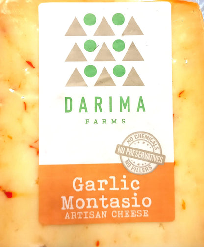 Garlic Montasio Cheese – Pasteurized - Darima – 200gm