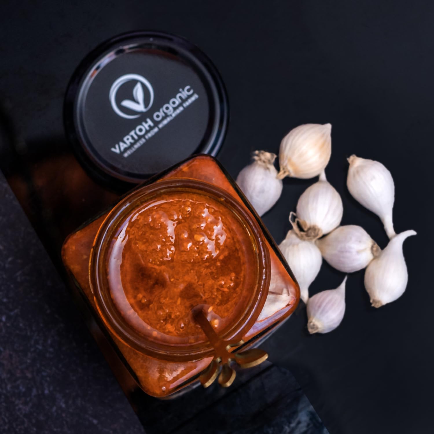 Dalle Garlic Paste - Indian - Vartoh Organic - 250gm