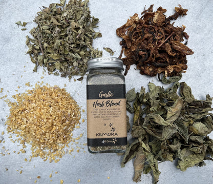 Garlic Herb Blend - No Additives, No Artificial Flavours &amp; Preservatives Free - Kilmora - 40gm