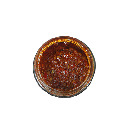 Chutney | Garlic Ajwain Chutney - (Made With Cold Pressed Mustard Oil) - Pure Himalayan Flavor - No emulsifiers, Stabilisers, Nothing Artificial, No Flavour Enhancers, Colours &amp; No Artificial Preservatives - Mount Karol - 200gm