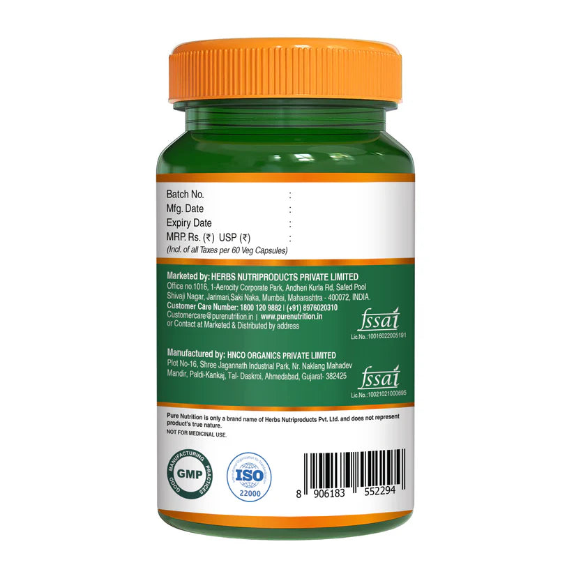Garlic Extract | Extract (1:15) Allicin – Healthy Heart &amp; Digestion – Improves Cholesterol Levels – Boost Immunity – Regulates Blood Pressure – Pure Nutrition – 60 Veg Capsules