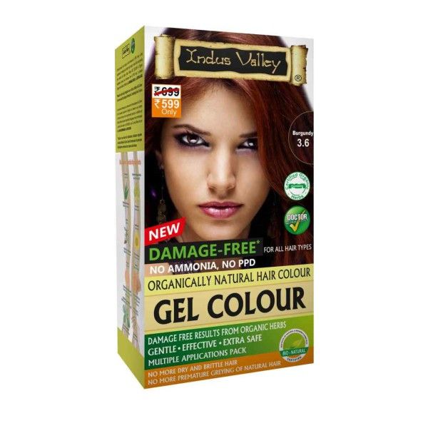 Gel Coloration – Burgundy – Vegan – Indus Valley – 220ml