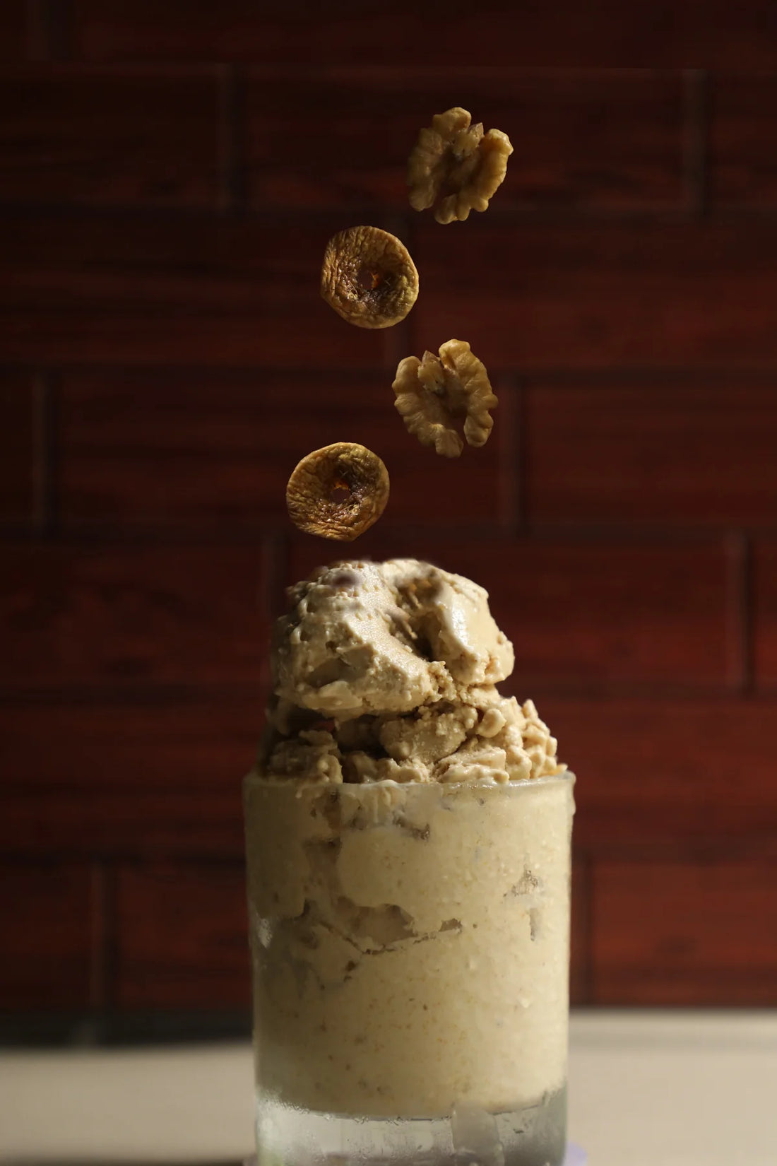 Gelato | Fig &amp;amp; Walnut (Sugar Free) Ice Cream - Vegan - Nomou - 500ml