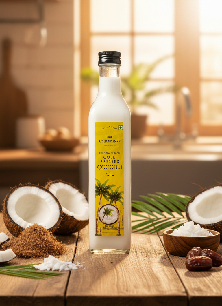 Coconut Oil - Ethical &amp; Natural -Nutrient - Cold Pressed - SOSE - 425gm