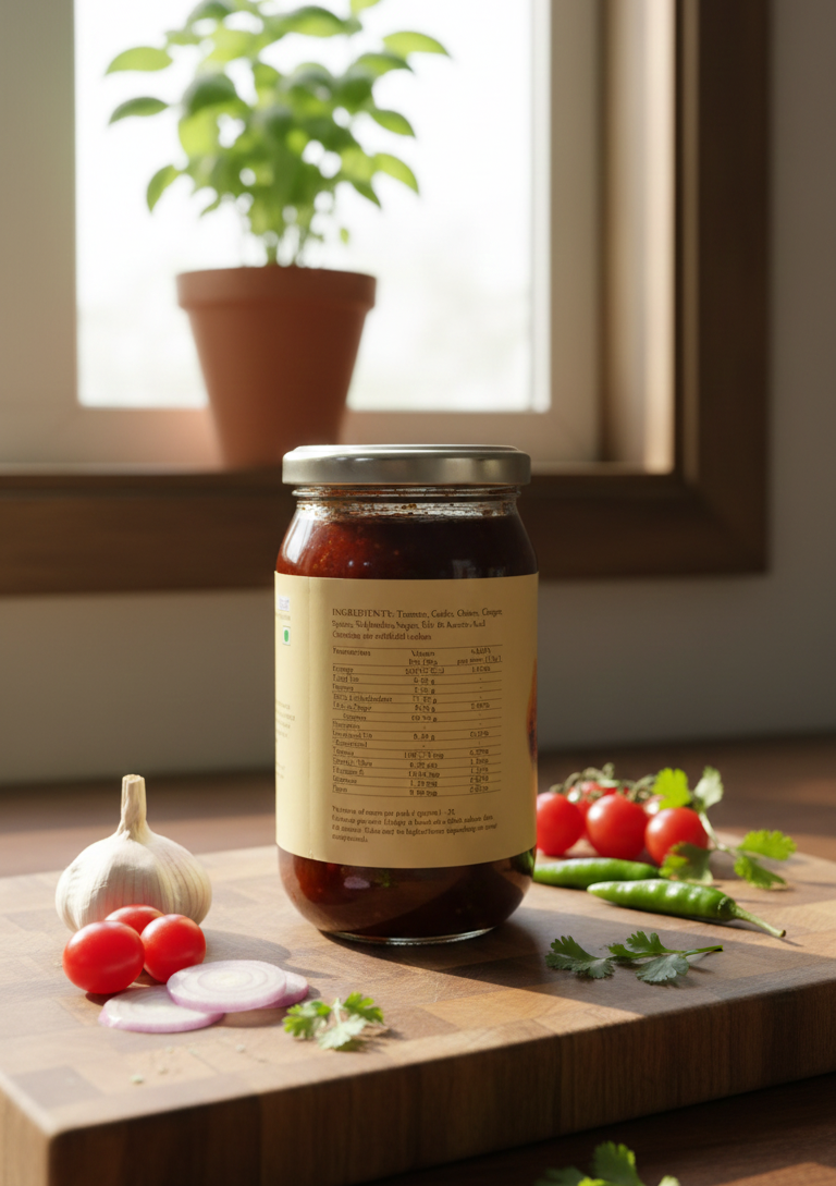 Chutney | Tomato Chutney -  Natural - No Artificial Colors - Kumaoni 480gm