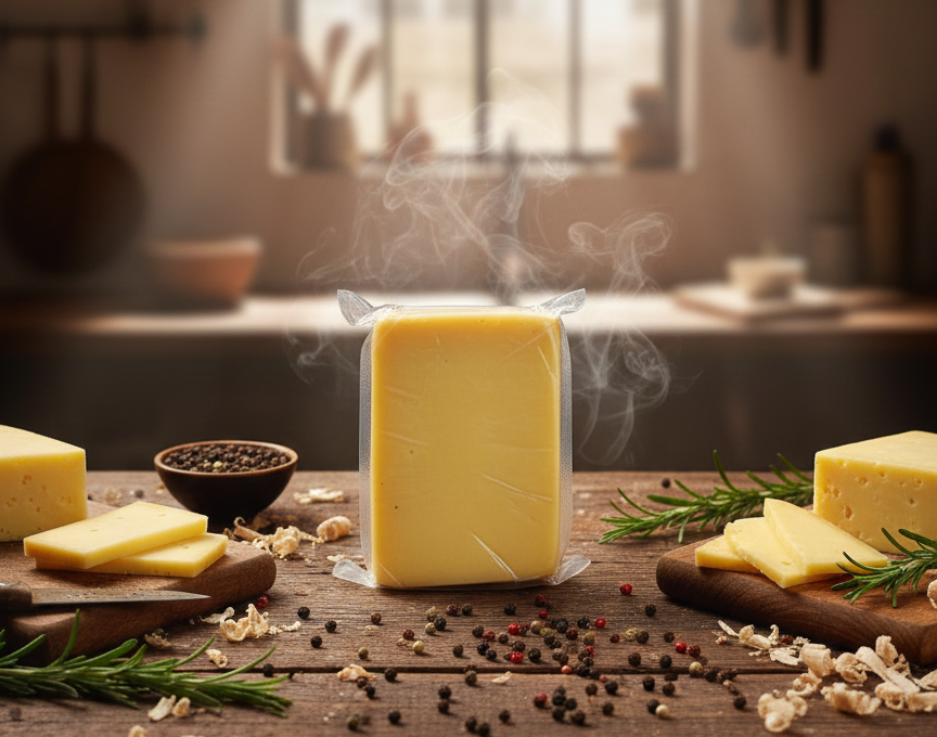 Smoked  Cheese - 100% Natural - Pasteurized - Kodai Cheese - 200gm