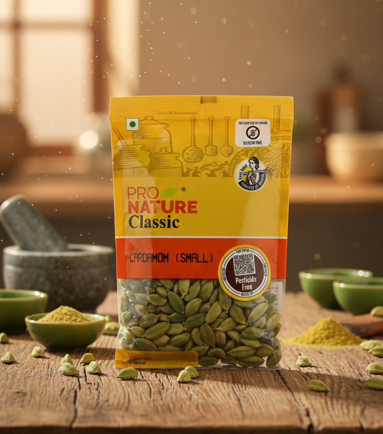 Classic Cardamom (Small) - Gluten Free -Pro Nature - 50gm